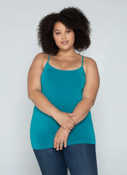 Shop Plus Size Bamboo Base Cami in Black