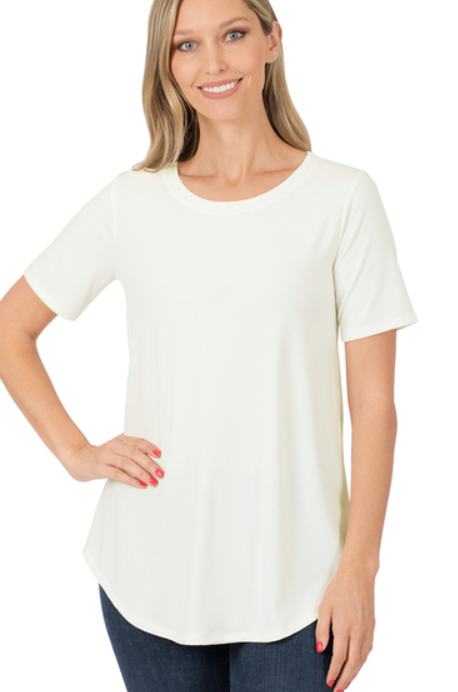 Closet Staple Short Sleeve Tee  |  Ivory